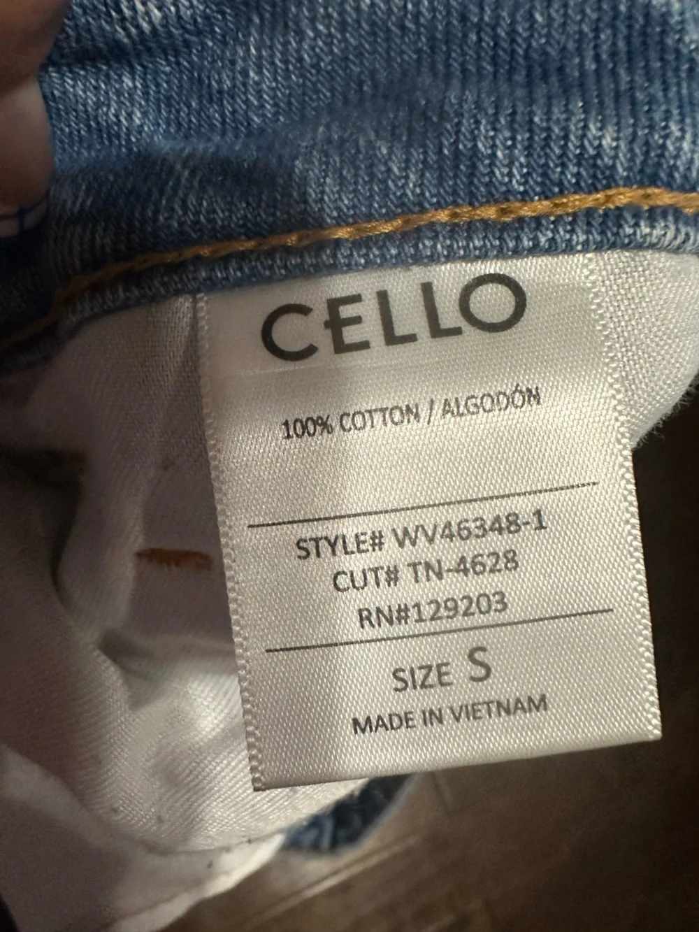 Cello Light Blue Distressed Denim Shorts